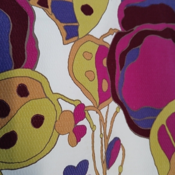 Merona Target Skirt Multicolor Floral Stretch Lined Straight Pencil Size 6 - Picture 12 of 12